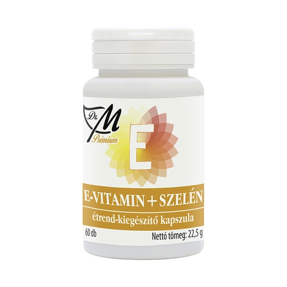 Dr.M Prémium E-vitamin+Szelén kapszula 60x