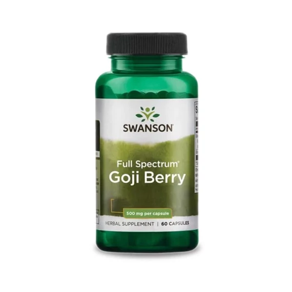 Swanson goji berry 500mg 60x