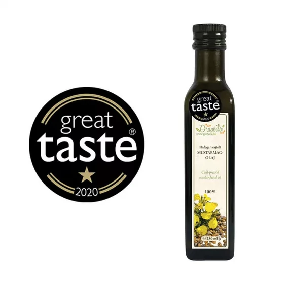 Grapoila 100% hidegen sajtolt Mustármagolaj 250ml