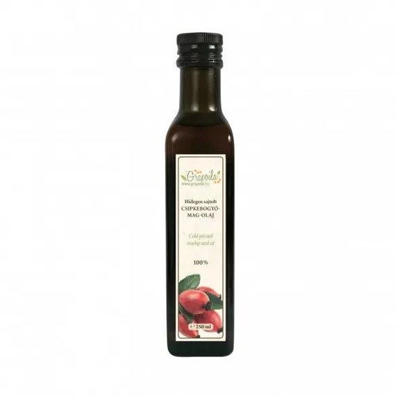 Grapoila 100% hidegen sajtolt Csipkebogyóolaj 250ml