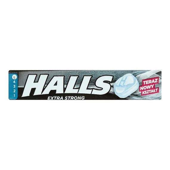 Halls cukorka fodormentás zöld 10x