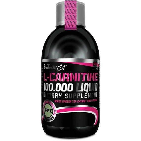 Biotech Usa folyékony L-carnitine Alma ízű 100.000 500ml