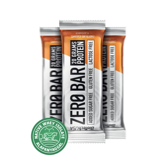 Biotech Usa Zero bar szelet csoki karamell 50g