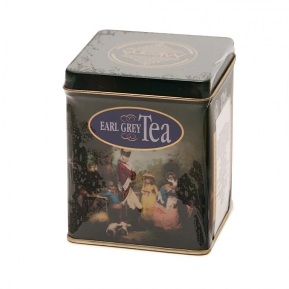 Mlesna Fekete tea szálas Earl grey teásdobozban 100g