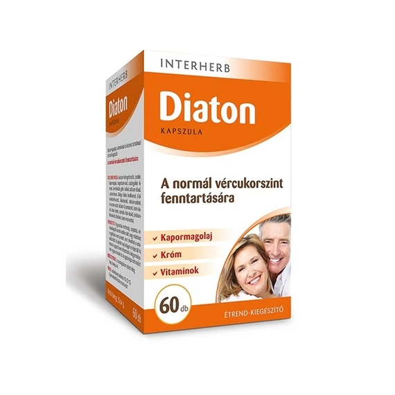 Interherb Diaton cukorkontroll kapszula 60x