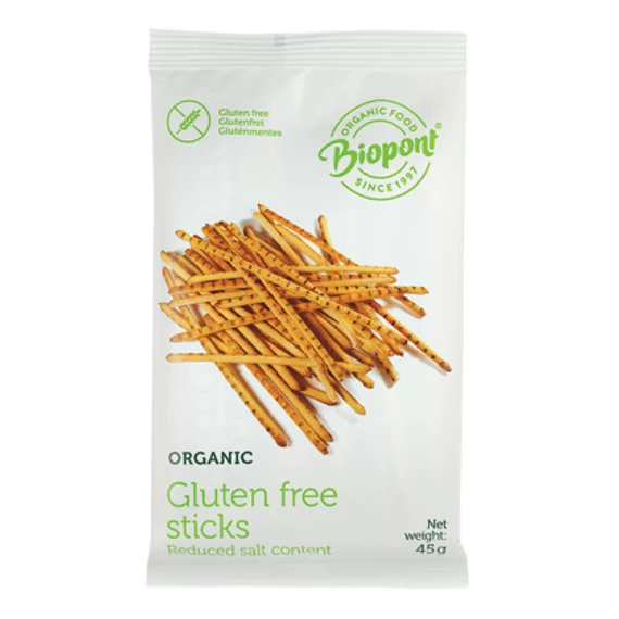 Biopont Organic bio gluténm.sóspálcika zöld 45g