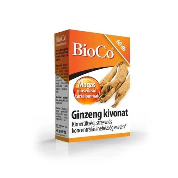 BioCo Ginzeng kivonat tabletta 60x