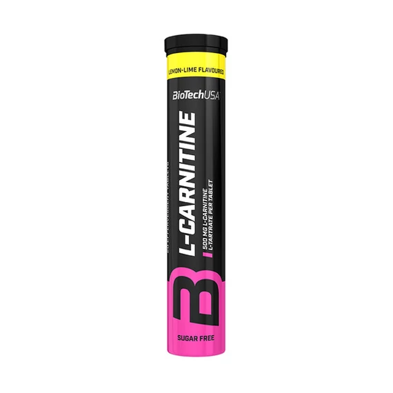 Biotech Usa L-carnitine pezsgőtabletta áfonya-málna 500mg 20x