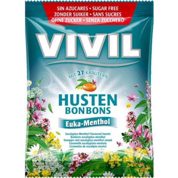 Vivil cukormentes mentholos eukaliptuszos torokcukorka 60g