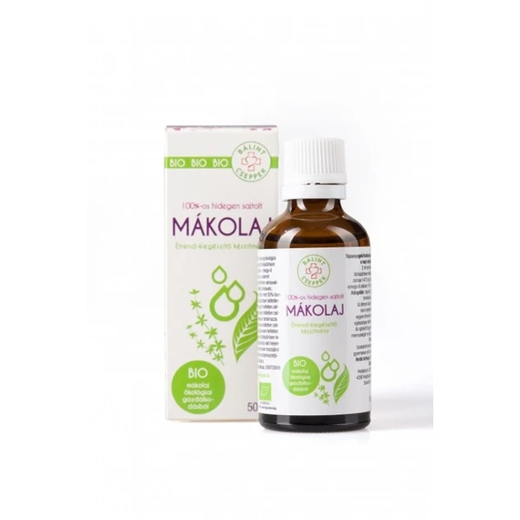 Bálint cseppek Bio mákolaj 50ml