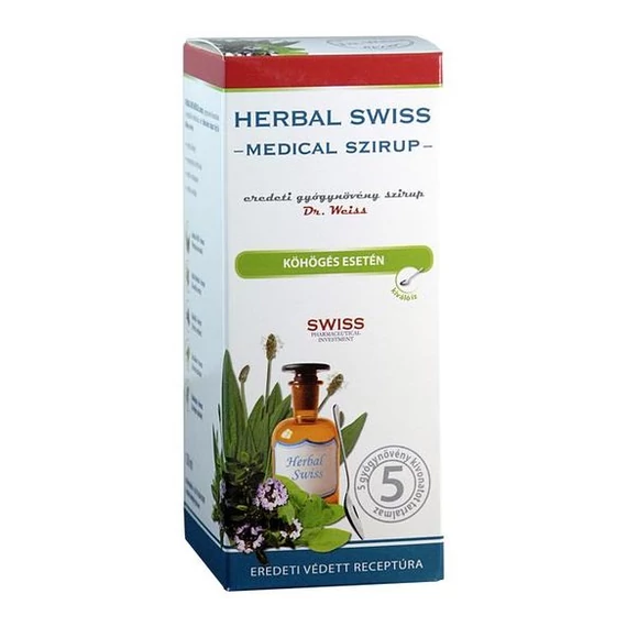 Herbal Swiss Medical folyékony étrend-kieg szirup gyógynövényes 150ml