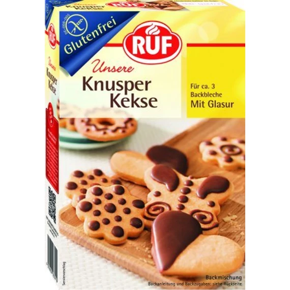 RUF gluténmentes ropogós keksz mázzal 475g