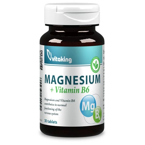 Vitaking Magnésium+B6 vitamin 150mg +B6 tabletta 30x
