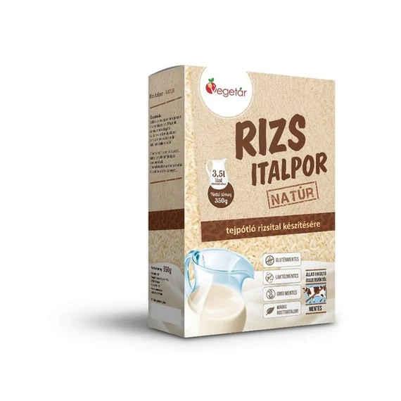 Vegetár Rizs Italpor natur 350g