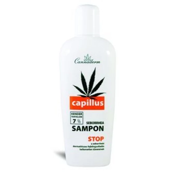 Cannaderm Capillus sampon 7% seborrhea dermatitisz ellen 150ml