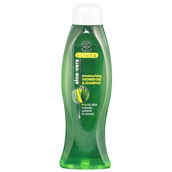 Estrea tusfürdő és sampon Aloe vera 1000ml