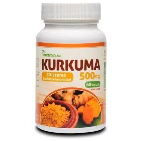 Netamin Kurkuma 500mg kapszula 60x
