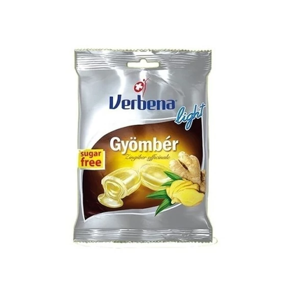 Verbena light cukorka gyömbér 60g