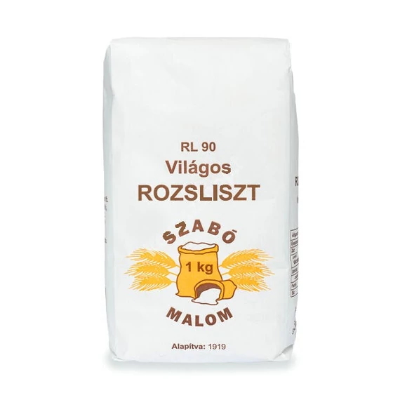 Szabó Rozsliszt RL90 világos 1kg