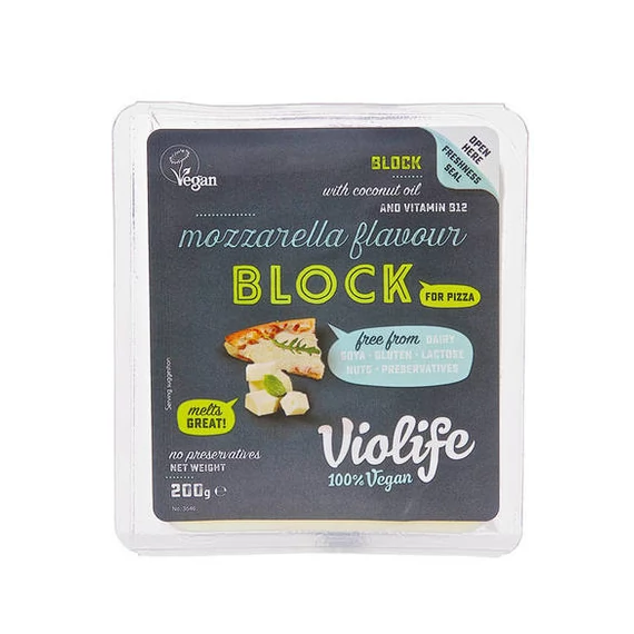 Violife növényi sajt pizza mozzarellával olvadós 200g