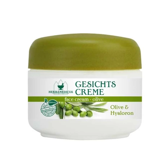 Herbamedicus arckrém oliva-hyaluron 50ml