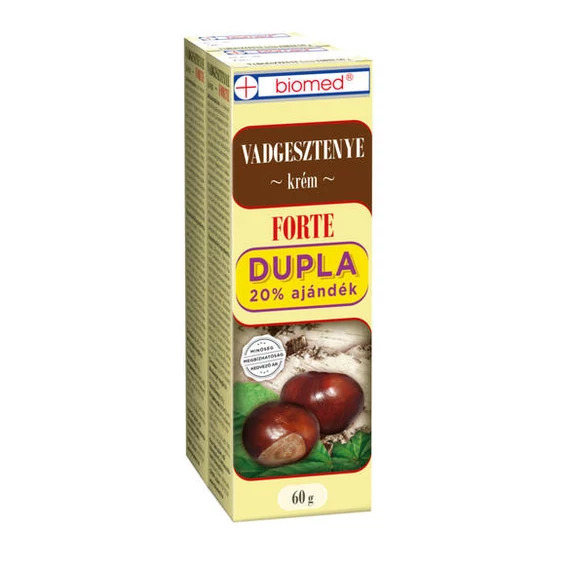 Biomed Vadgesztenye krém Forte Dupla 2x60g 120g
