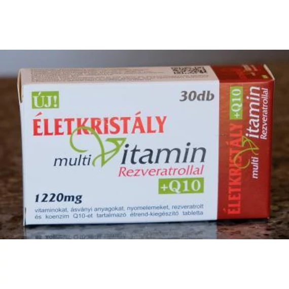 Életkristály Multivit.Rezveratrollal+Q10 tabl. 30x