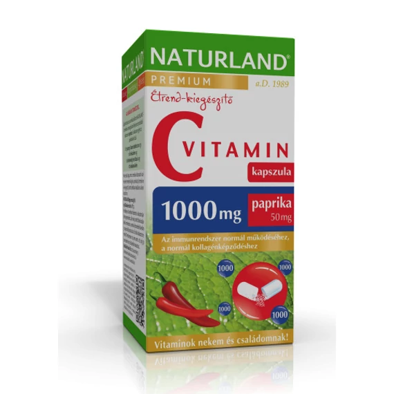 Naturland Prémium 1000mg C-vit.kapsz.paprikával 40x