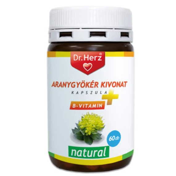 Dr Herz Aranygyökér+ B vitamin kapszula 60x