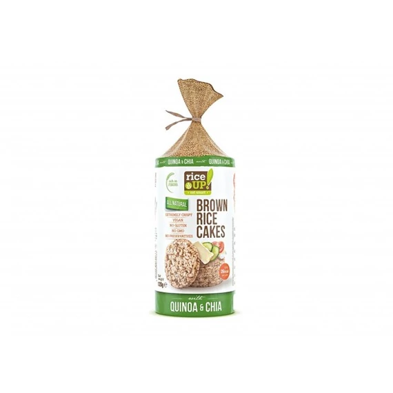 Rice up puffasztott szelet chiamag-quinoa Barnarizs 120g