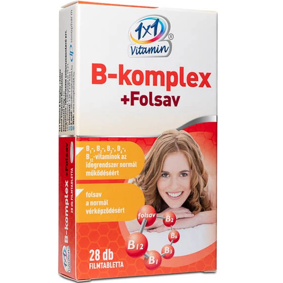  1x1 vitamin B-komplex + Folsav tabletta 28x
