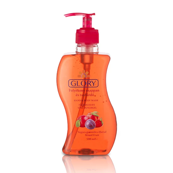 Glory folyékony szappan és tusfürdő vegyes gyümölcs 500ml