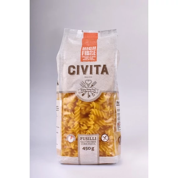 Civita kukoricatészta gluténmentes Fussili/orsó/MR 450g