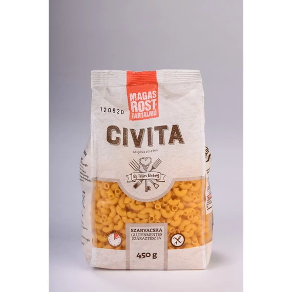 Civita kukoricatészta gluténmentes szarvacska MR 450g