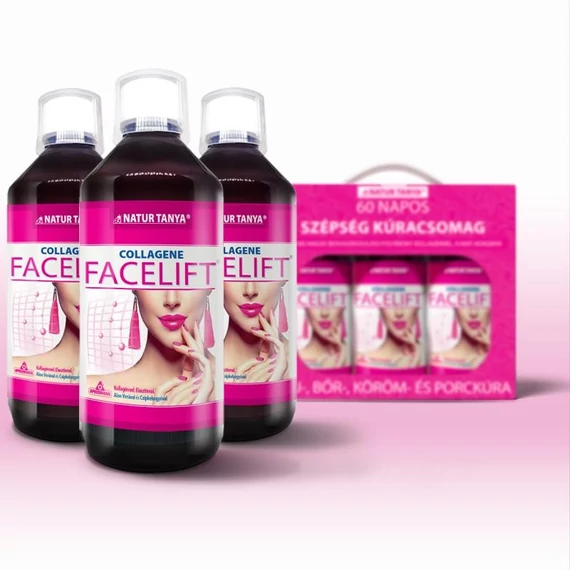 Collagene Facelift 60napos szépség kúra Csomag  3*500ml 1500ml