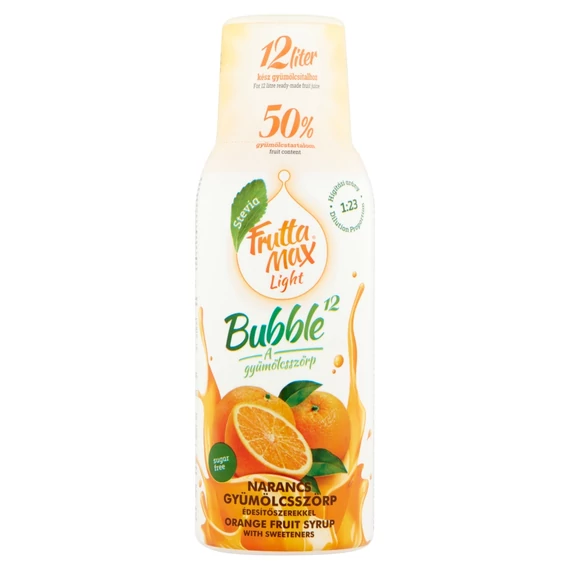 Frutta Max Light gyümölcsszörp narancs 500ml