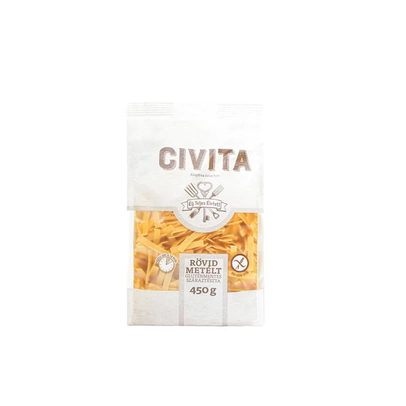 Civita kukoricatészta gluténmentes rövid metélt AR 450g