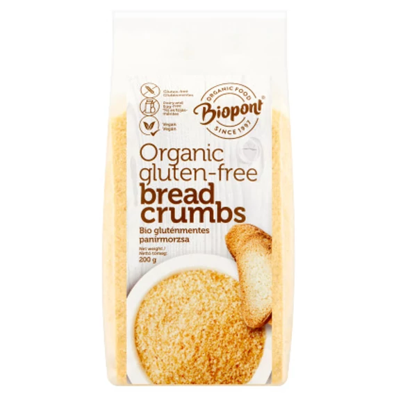 Biopont Panírmorzsa gluténmentes Bio 200g