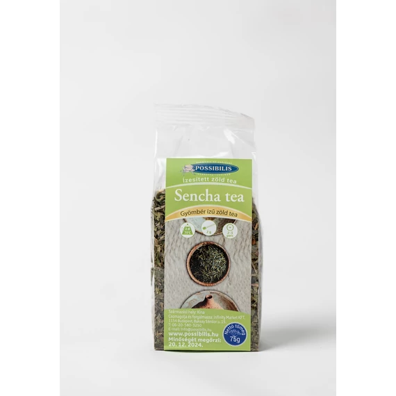Possibilis Zöld China Sencha gyömbér tea 75g