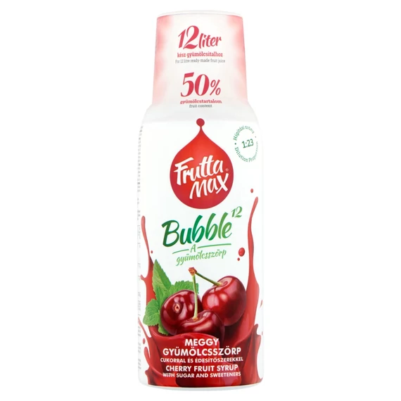 Frutta Max gyümölcsszörp meggy 500ml