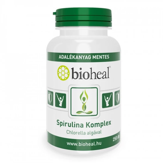 Bioheal Spirulina komplex chlorella algával tabletta 250x