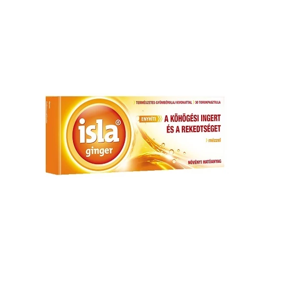 Isla-Ginger szopogató tabletta 30x