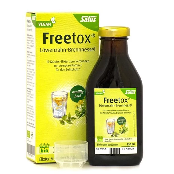 Salus Freetox szirup gyermekláncfűvel és csalánnal 250ml