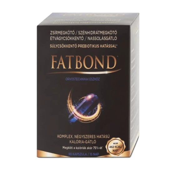 FatBond kapszula súlycsökkentő prebiotikus hatással 90x