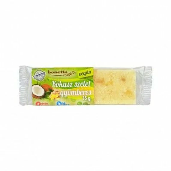 Bonetta vegán kókusz szelet gyömbéres 35g