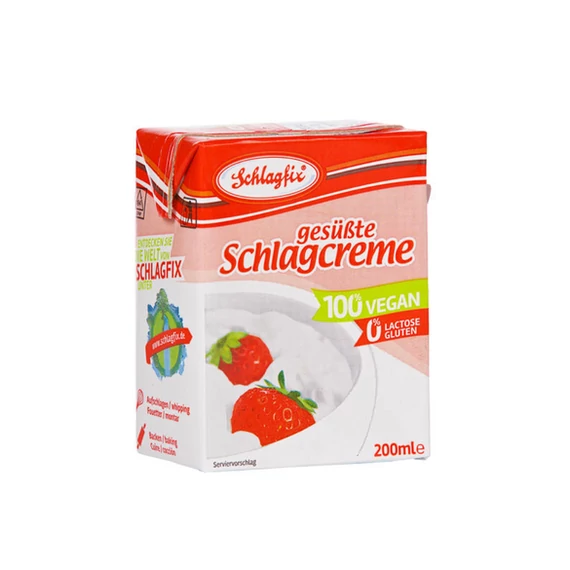 Schlagfix vegán habkrém édesített 200ml