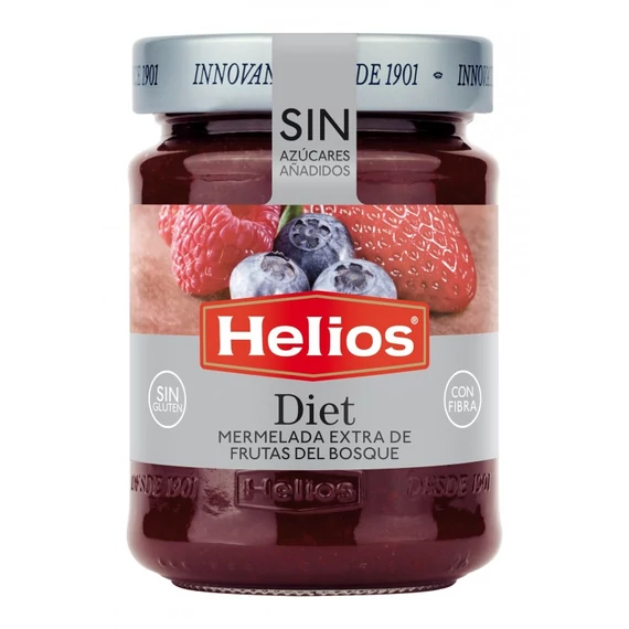 Helios Erdei gyümölcsös extradzsem édesítőszerrel 280g