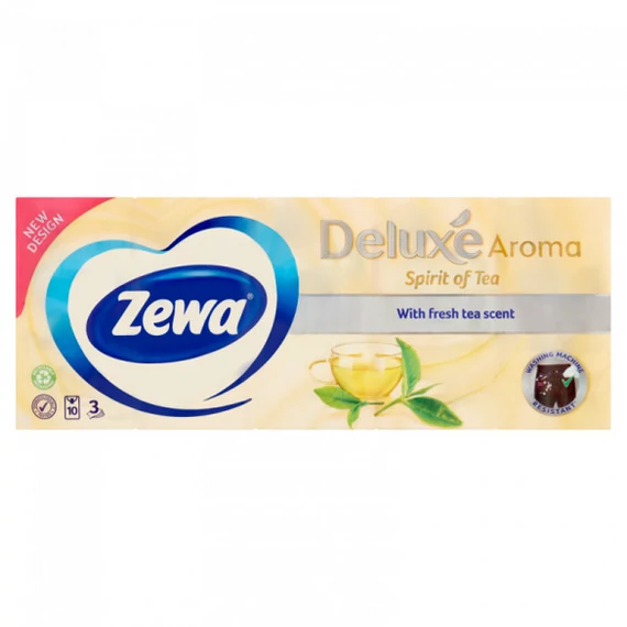 Papírzsebkendő Zewa Deluxe Spirit of tea 90x