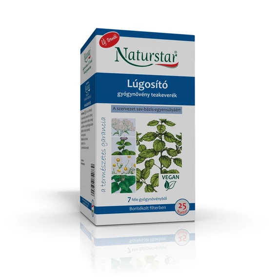 Naturstar Lúgosító gyógynövény teakeverék 25x1g 25g