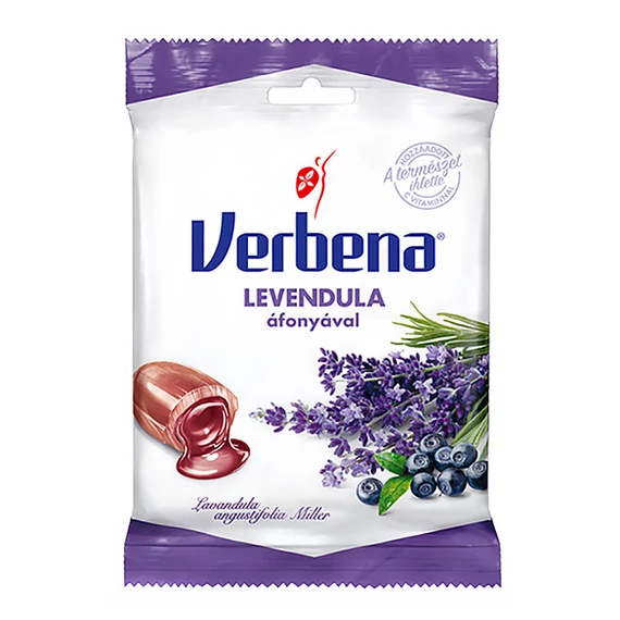 Verbena cukorka levendula áfonyával 60g